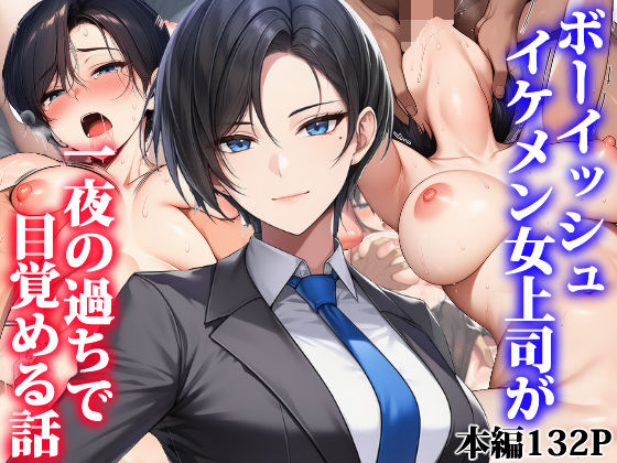 ボーイッシュイケメン女上司が一夜の過ちで目覚める話 フル